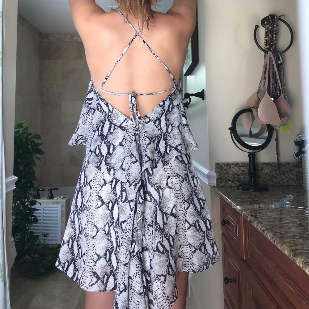 Lovposh snake skin dress